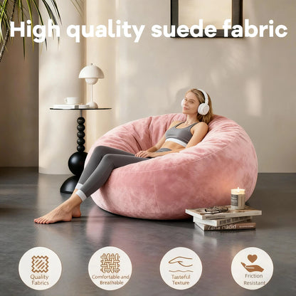 Big Bean Bag Chair with Filler Memory Foam Chair Super Soft Plush