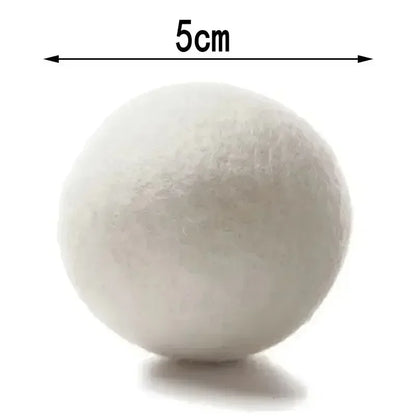Wool Dryer Balls Handmad Reusable Natural Fabric Softener Reduce Wrinkles and Decrease Drying Time