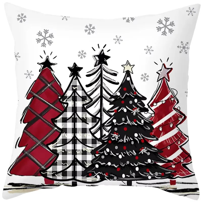 Christmas Cushion Cover Pillowcase Decorations for Home