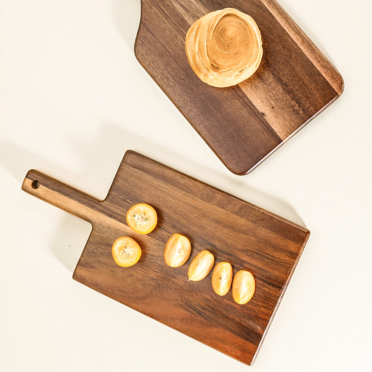 Acacia solid wood bread board western steak board baking dessert tray