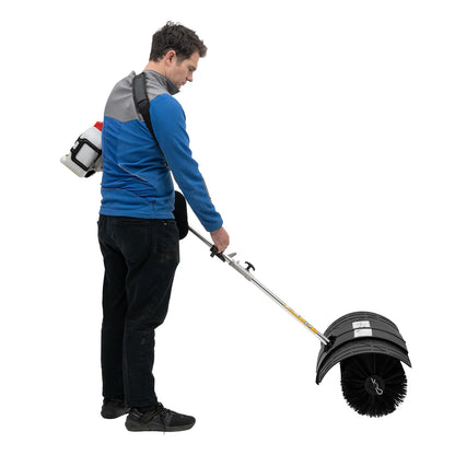 Gas Power Walk Behind Sweeper, Hand-hold Snow Sweeper