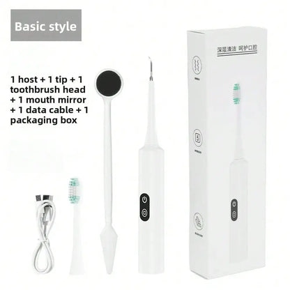 Electric Toothbrush Set Dental Washer Oral Calculus Removal Tooth Beauty Instrument