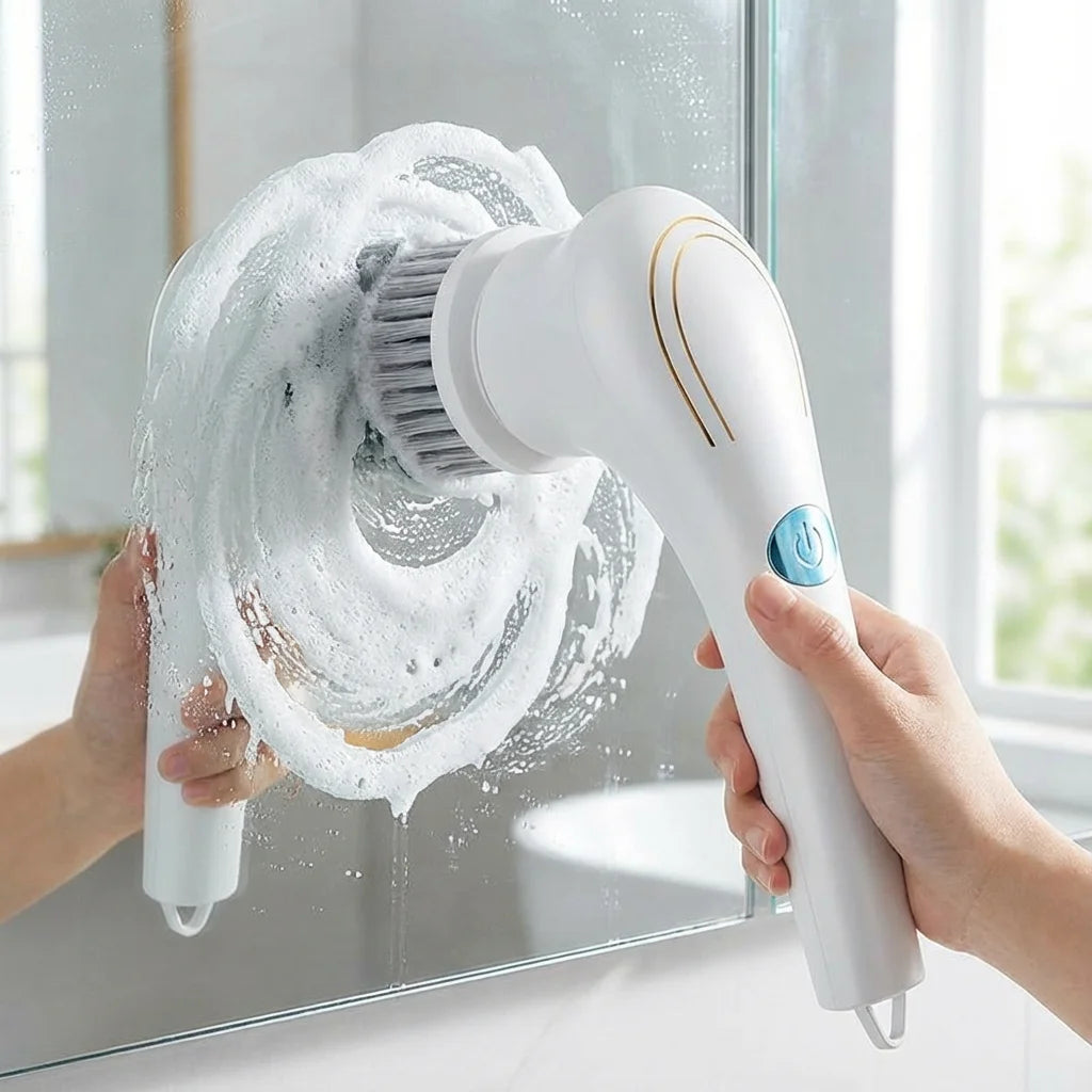 Electric Grease Scrubber, Rechargeable Powerful Cleaning Brush.