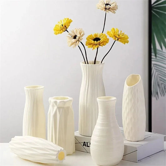 1pc Nordic Plastic Vase Simple Small Fresh Flower