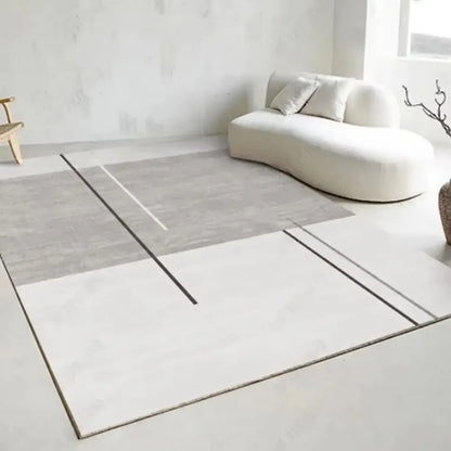 Flannel Carpet Modern Light Luxury Living Room Large Rug Non-Slip Washable