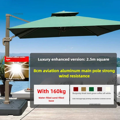Balcony Outdoor Parasol Garden Patio Umbrellas Villa Open-air Stall Large Sun Umbrella