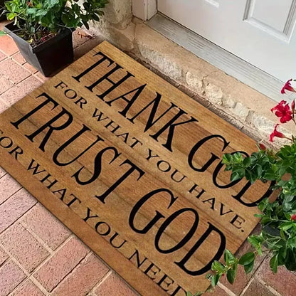 Inspirational Christian Door Mat