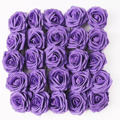 5/10/15/20/25Pcs Artificial Rose Flowers Wedding Centerpieces Arrangements Party