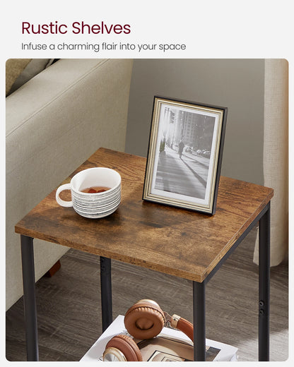 Small End Table, Nightstand for Living Room, Bedroom,