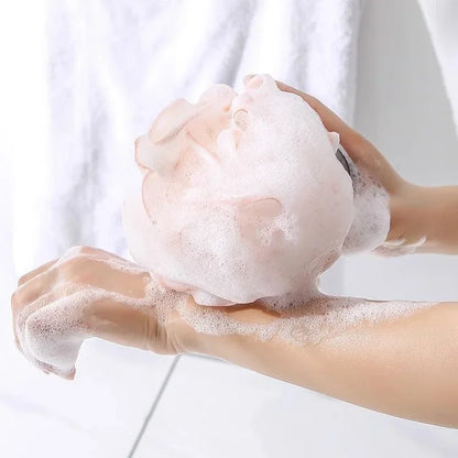 1PC Soft Mesh Bath Ball Rich Bubble Design Shower Body Cleaning Scrubber