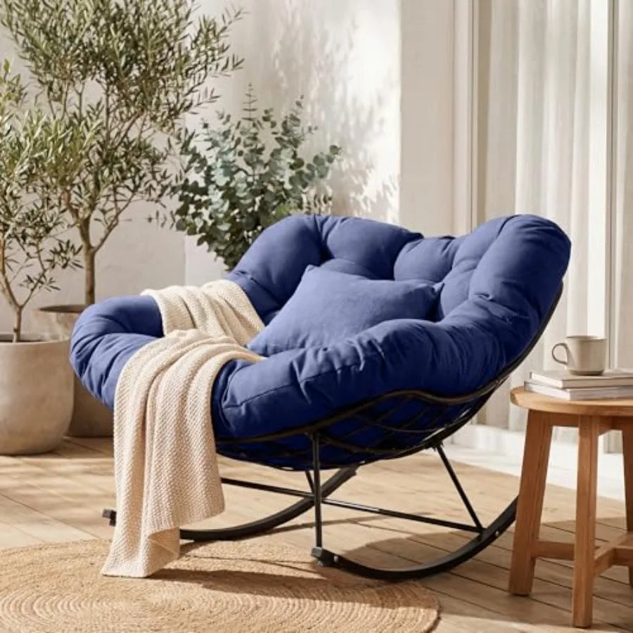 Oversized Rocker, Comfy Egg Chair for Bedroom