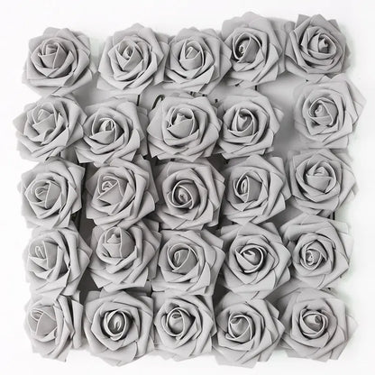 5/10/15/20/25Pcs Artificial Rose Flowers Wedding Centerpieces Arrangements Party