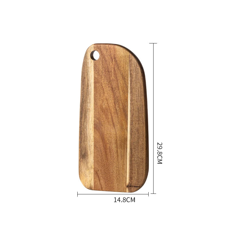 Acacia solid wood bread board western steak board baking dessert tray