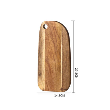 Acacia solid wood bread board western steak board baking dessert tray