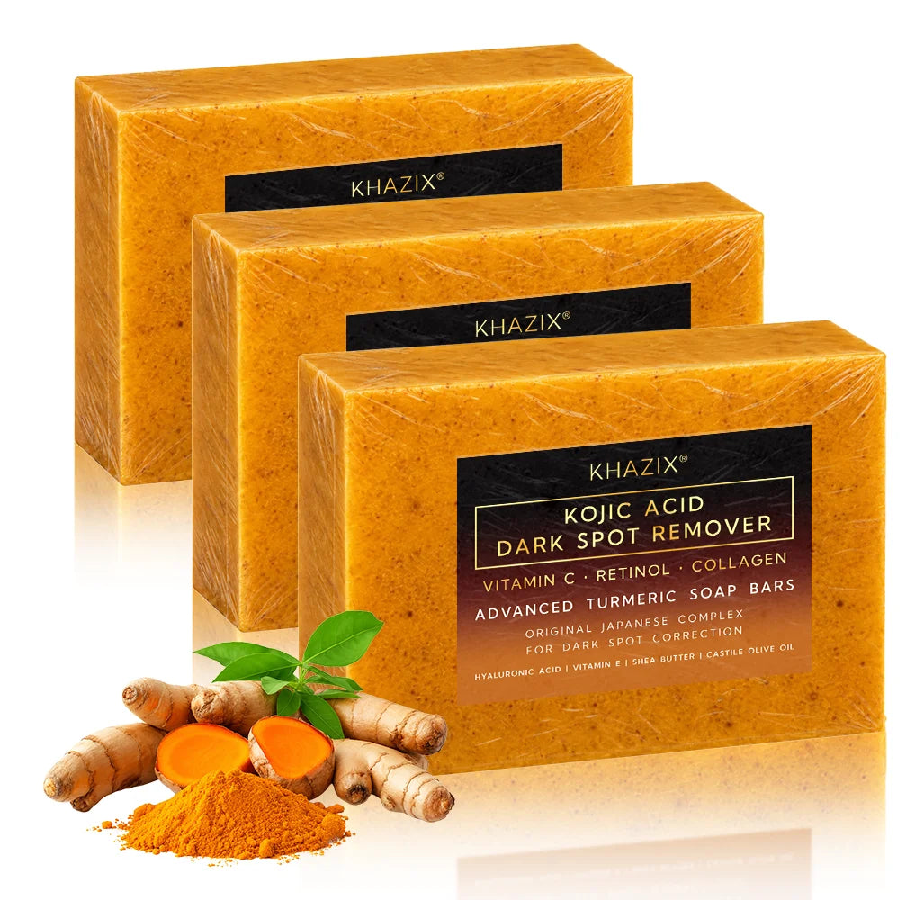 Turmeric Acid Face & Body Soap, Gentle Cleansing with Shea Butter, Retinol and Vitamin E