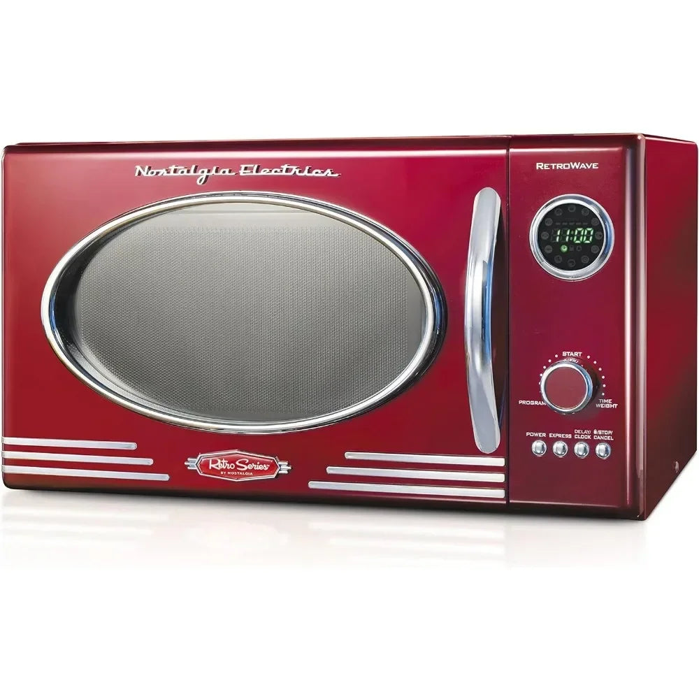 Countertop Microwave Oven, 800-Watt, 0.9 Cu Ft - 12 Pre-Programmed Cooking Settings - Digital Clock
