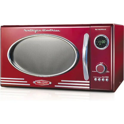 Countertop Microwave Oven, 800-Watt, 0.9 Cu Ft - 12 Pre-Programmed Cooking Settings - Digital Clock