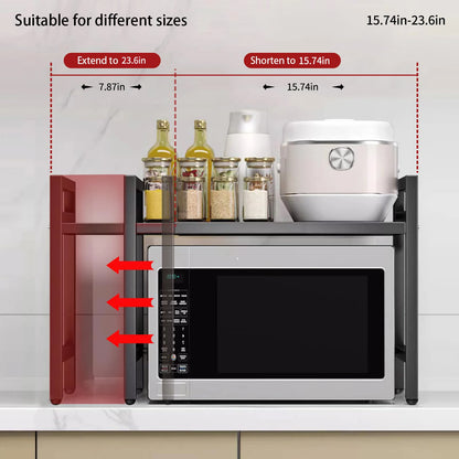 Microwave Shelf Organizer.