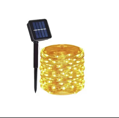 5Packs Solar Led Fairy Light Outdoor 8Modes Copper Wire Lights Waterproof