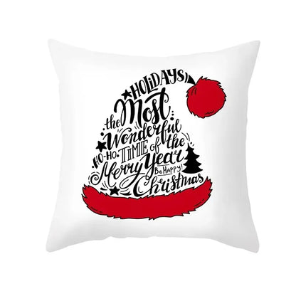 Christmas Cushion Cover Pillowcase Decorations for Home