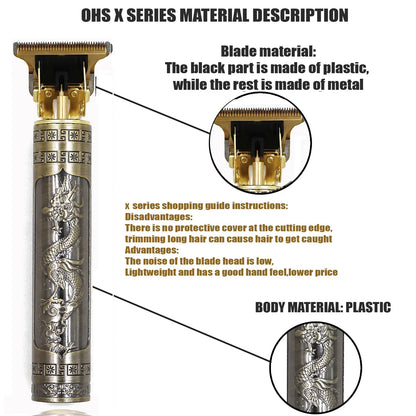 Beard Shaving Body Hair Trimmer Clippers Electric Machine Men Haircut Machine 0mm Barber Shaver