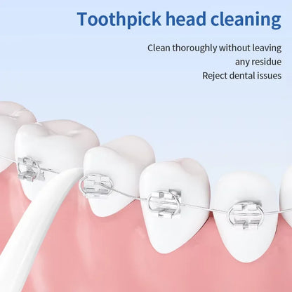 20pcs/box Portable 4-in-1 Toothbrush Toothpick Tongue Scraper for Travel Oral Cleaning Disposable Toothbrush
