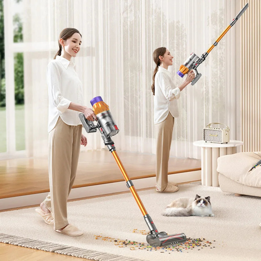 V18 Cordless Vacuum Cleaner 550W 45000PA – Powerful Brushless Handheld Vacuum.