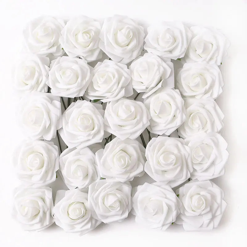 5/10/15/20/25Pcs Artificial Rose Flowers Wedding Centerpieces Arrangements Party