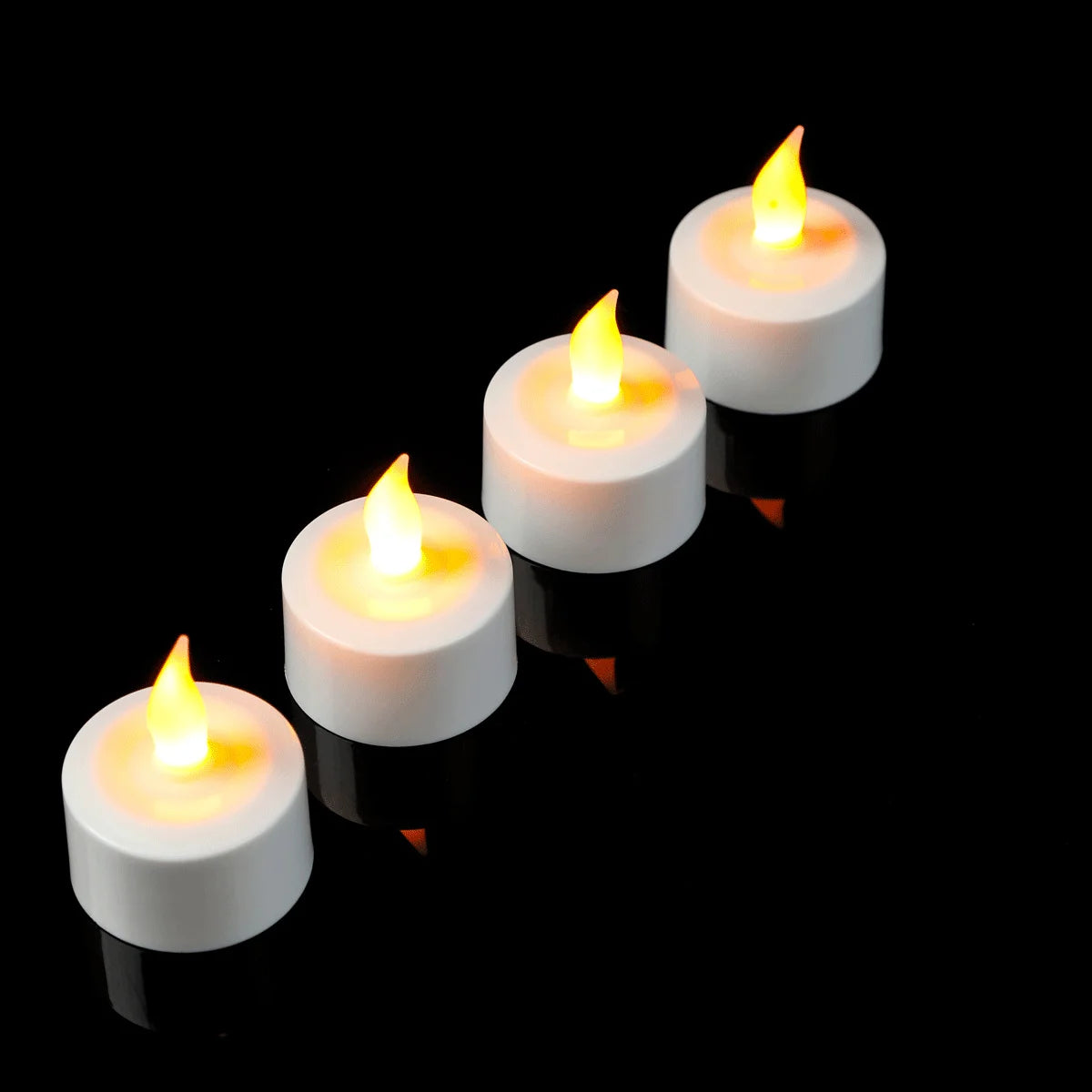 LED Candles with USB Charge, Flameless Decorative Rechargeable Tea Lights