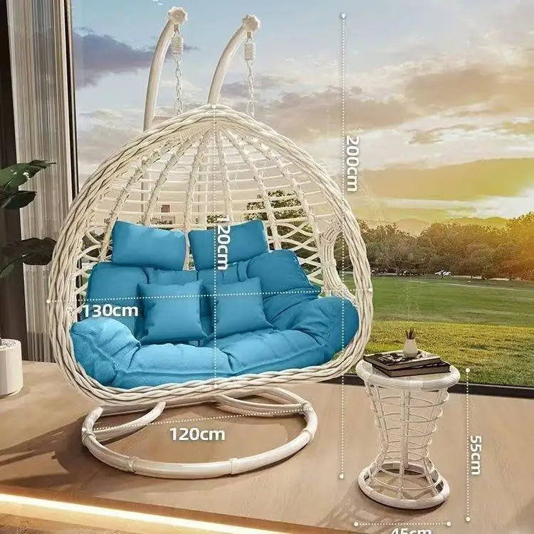 Hanging Basket Outdoor Swing Patio Double Hanging Chair