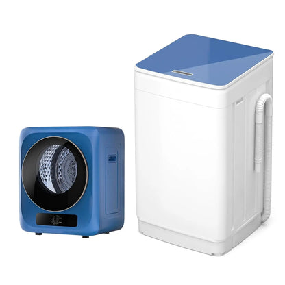 Portable Washing Machine and Dryer Set, 18lbs Fully Automatic Washer and 10lbs Portable Dryer with Stainless Steel, Customized