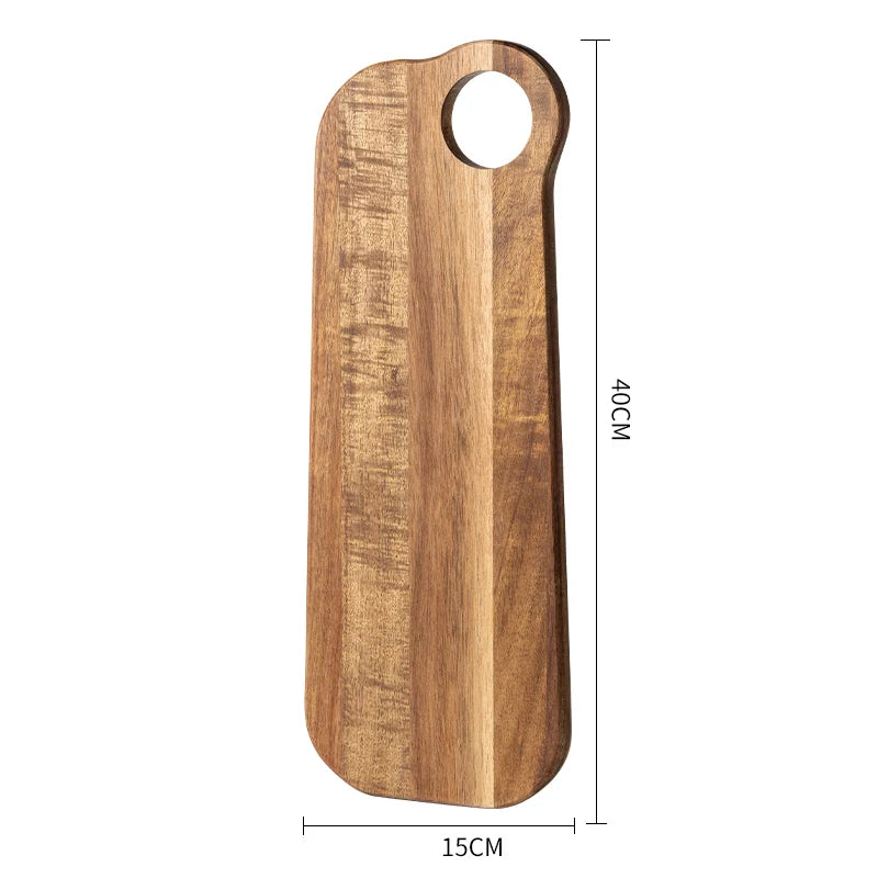 Acacia solid wood bread board western steak board baking dessert tray