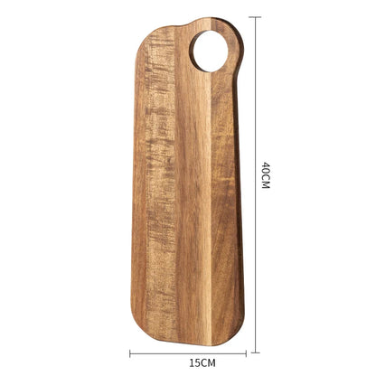 Acacia solid wood bread board western steak board baking dessert tray