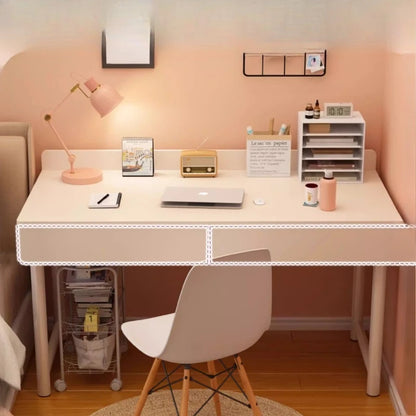 Home Storage Office Desk Minimalist White Standing Gaming Study Office