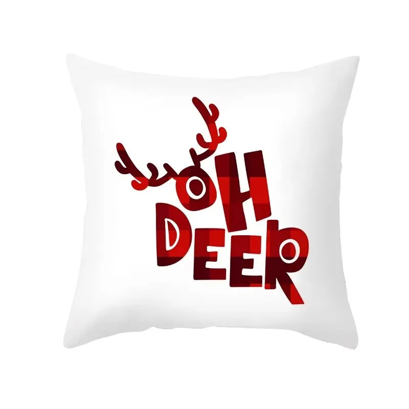 Christmas Cushion Cover Pillowcase Decorations for Home