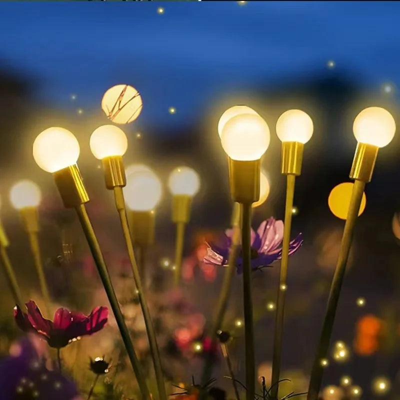Garden Lights-New Upgraded Solar Powered Firefly Outdoor Waterproof Garden Lights