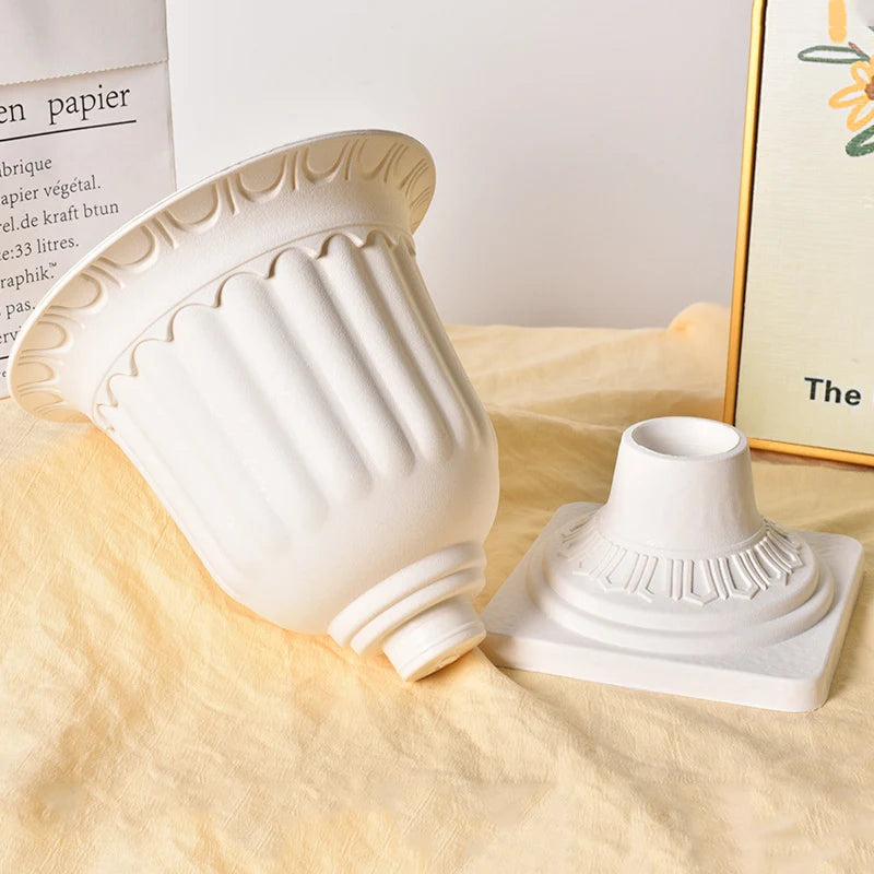 Simple Plastic Vase Pots for Plants Flower Arrangement Vase Decorative