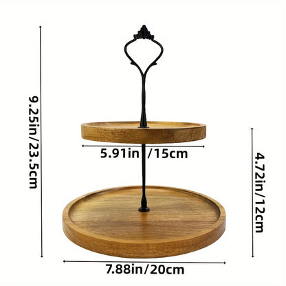 Japanese solid wood fruit plate multi-size high-value snack plate