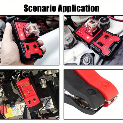Car Voltage Tester Universal 12V Car Battery Checker Automotive Electronic Relay Tester LED Indicator Light