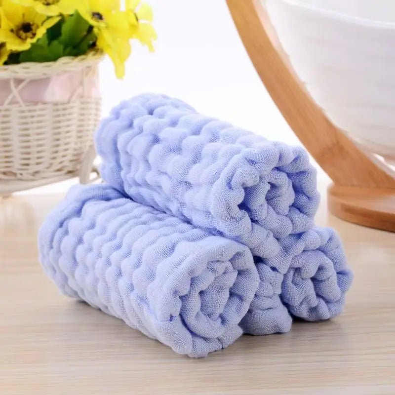 3/5 Pieces of Soft Gauze Face Towels, Ultra-Comfortable and Reusable Skincare Face Washcloths.