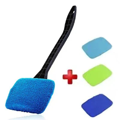 Cleaner Brush Kit Windshield Cleaning Wash Tool Inside Interior with Long Handle