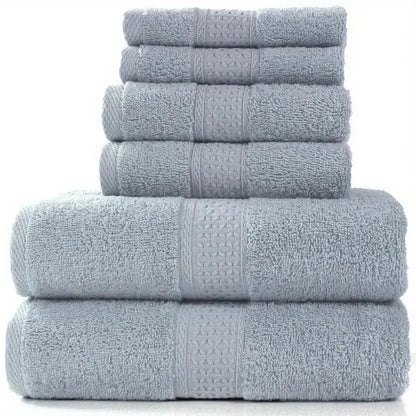 Bath Towel Washcloth Cotton Towel Solid Color Soft Absorbent Towels