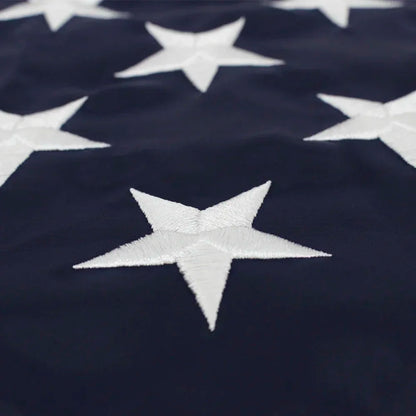 Heavy Duty US 3x5 Feet Waterproof Nylon Embroidered Stars Stripes USA American Flag Embroidery