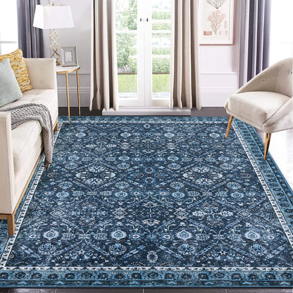 Machine Washable, Non-Slip,Stain & Water Resistant, Low-Pile Rug.