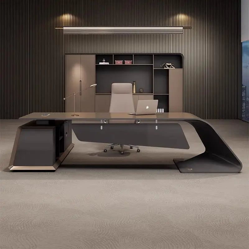 Design Organizer Office Desk Reading Nordic Quality Secretary Computer Desks Light Luxury Furniture