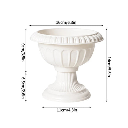 Simple Plastic Vase Pots for Plants Flower Arrangement Vase Decorative
