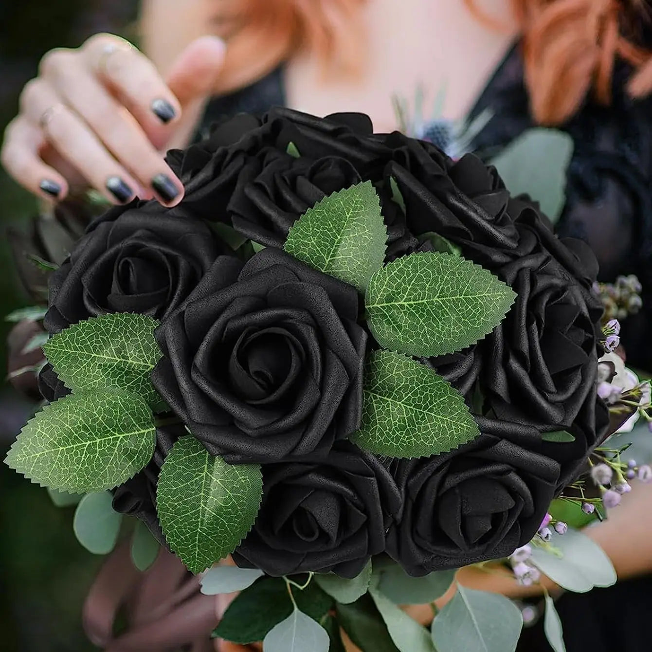 5/10/15/20/25Pcs Artificial Rose Flowers Wedding Centerpieces Arrangements Party