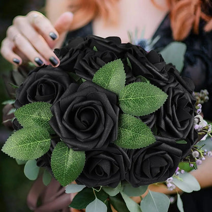 5/10/15/20/25Pcs Artificial Rose Flowers Wedding Centerpieces Arrangements Party