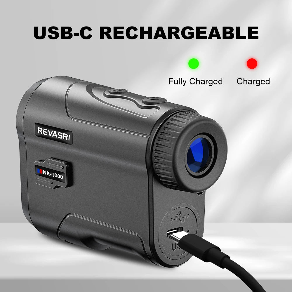 Golf Rangefinder, 6x Magnification, Flag-Lock Vibration, and Slope-Compensated Distance Function