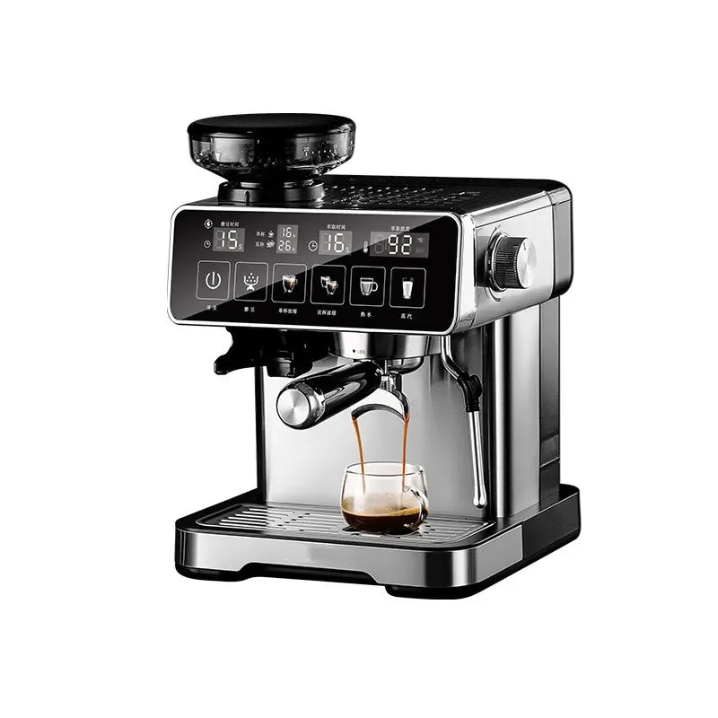 20Bar Espresso Machine with Milk Frothier – Fully Automatic Coffee Maker, Built-in Grinder, Smart Touch Screen